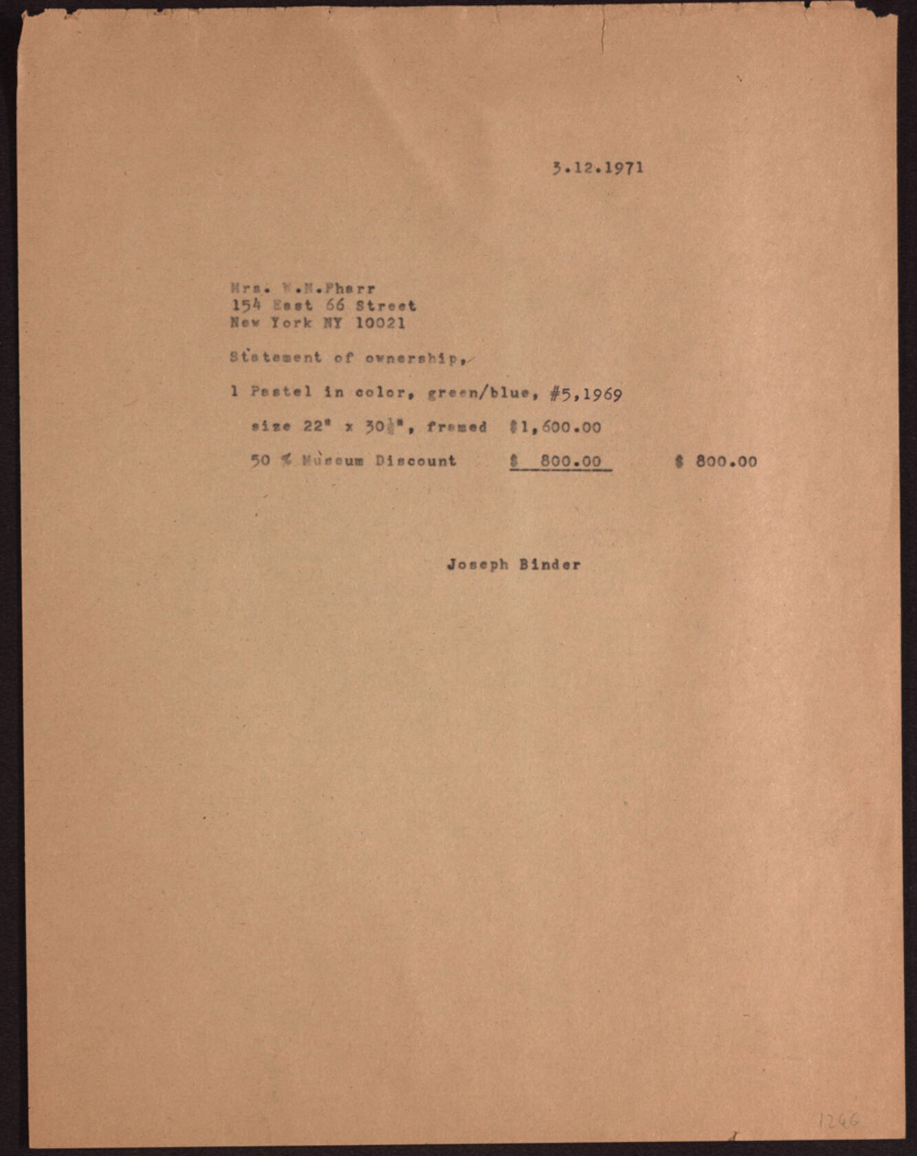 MAK, Legat Carla und Joseph Binder