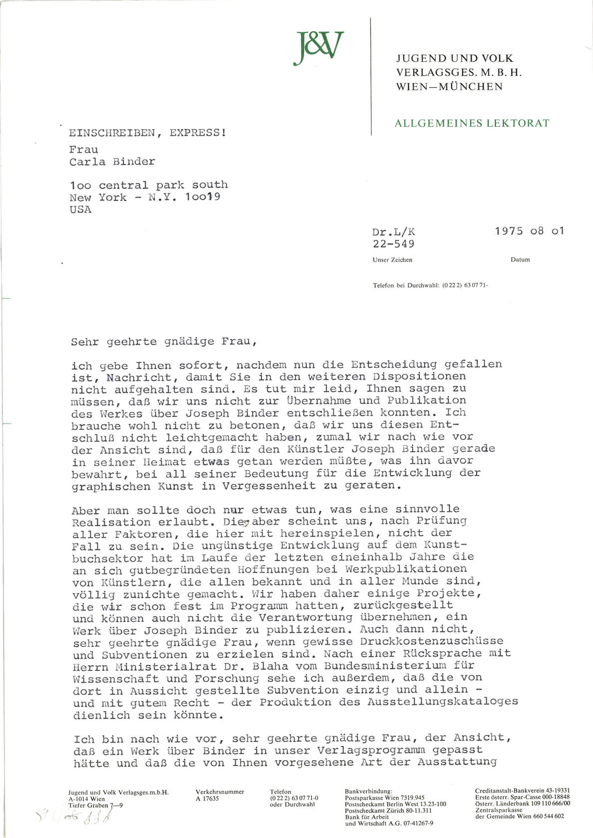 MAK, Legat Carla und Joseph Binder