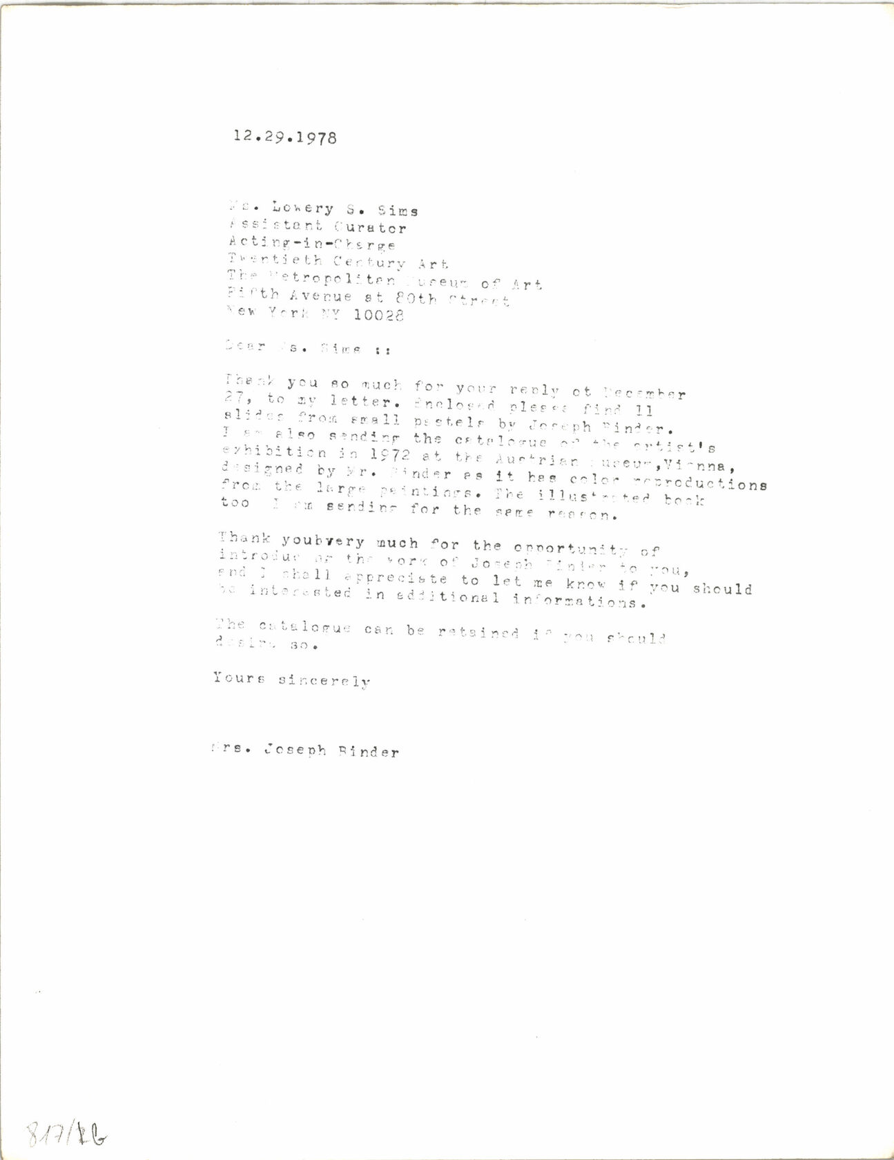 MAK, Legat Carla und Joseph Binder