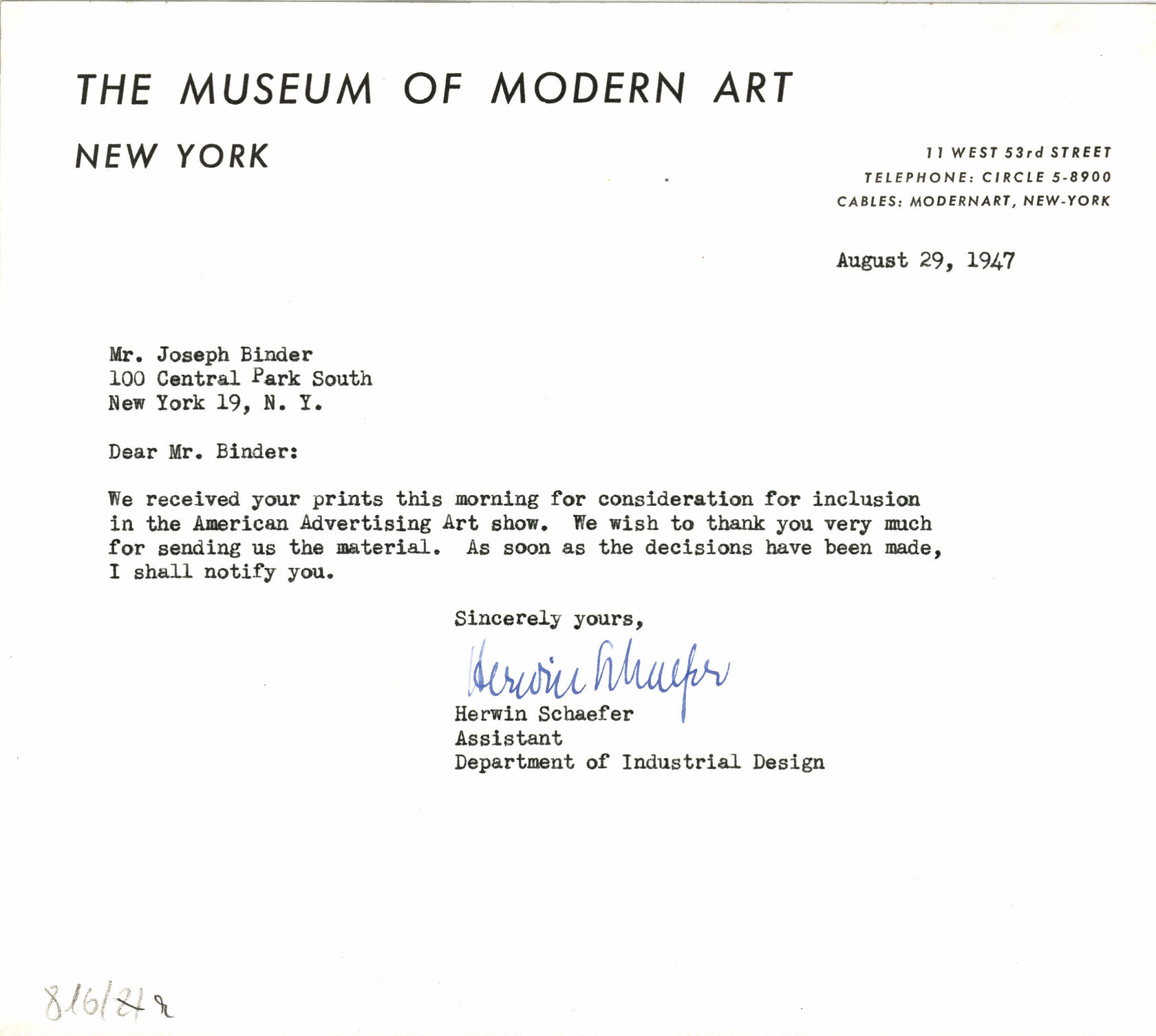 MAK, Legat Carla und Joseph Binder