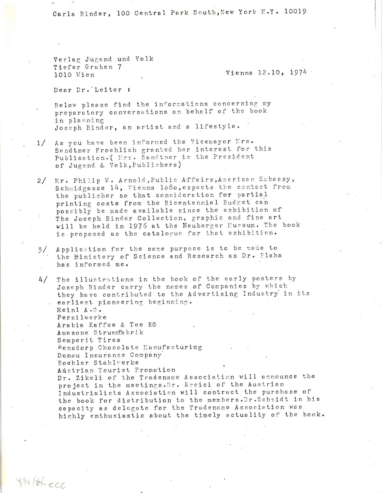 MAK, Legat Carla und Joseph Binder