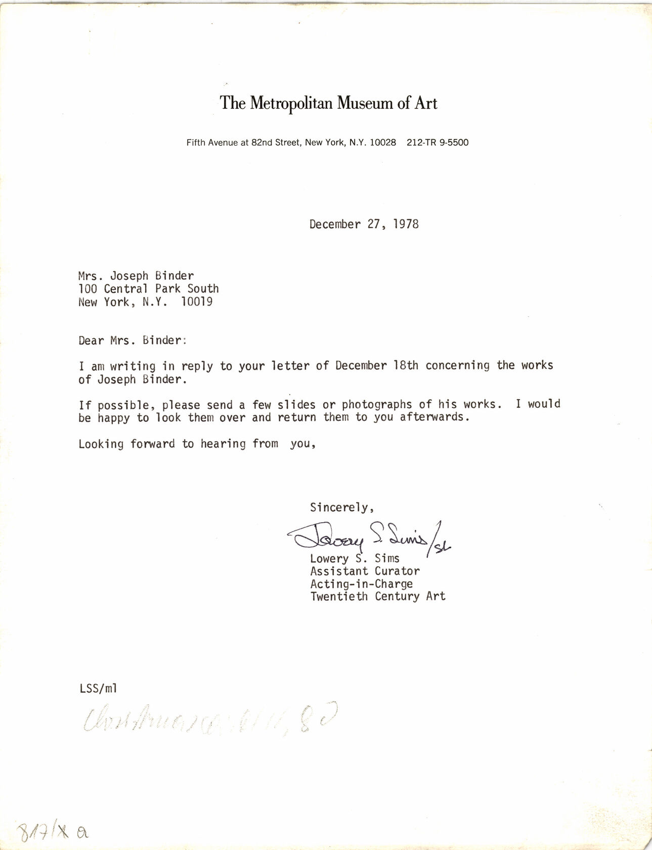 MAK, Legat Carla und Joseph Binder