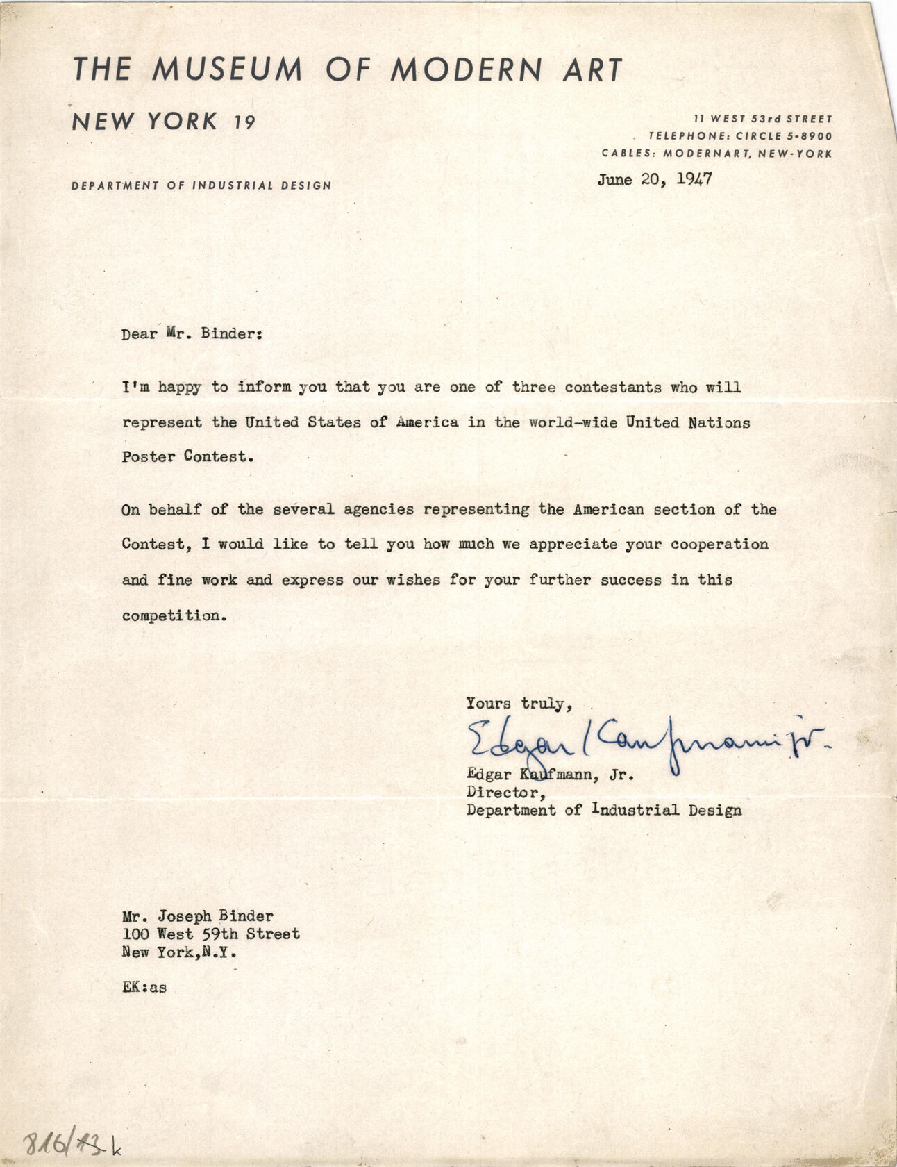 MAK, Legat Carla und Joseph Binder