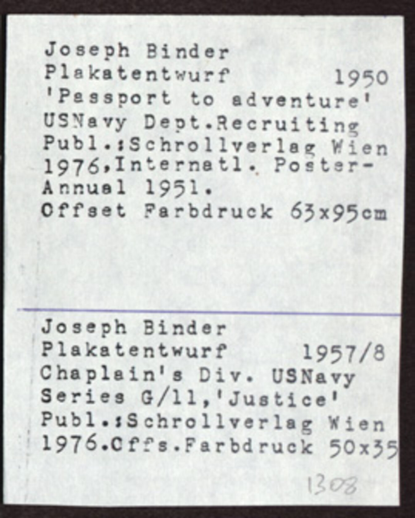 MAK, Legat Carla und Joseph Binder