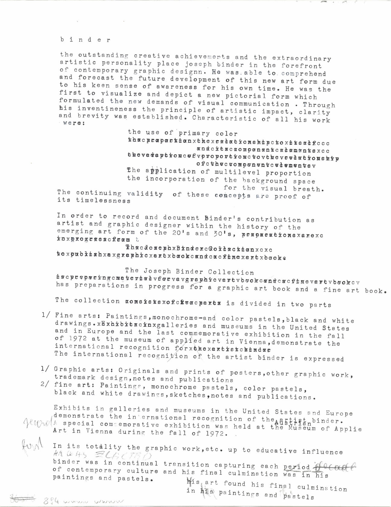 MAK, Legat Carla und Joseph Binder