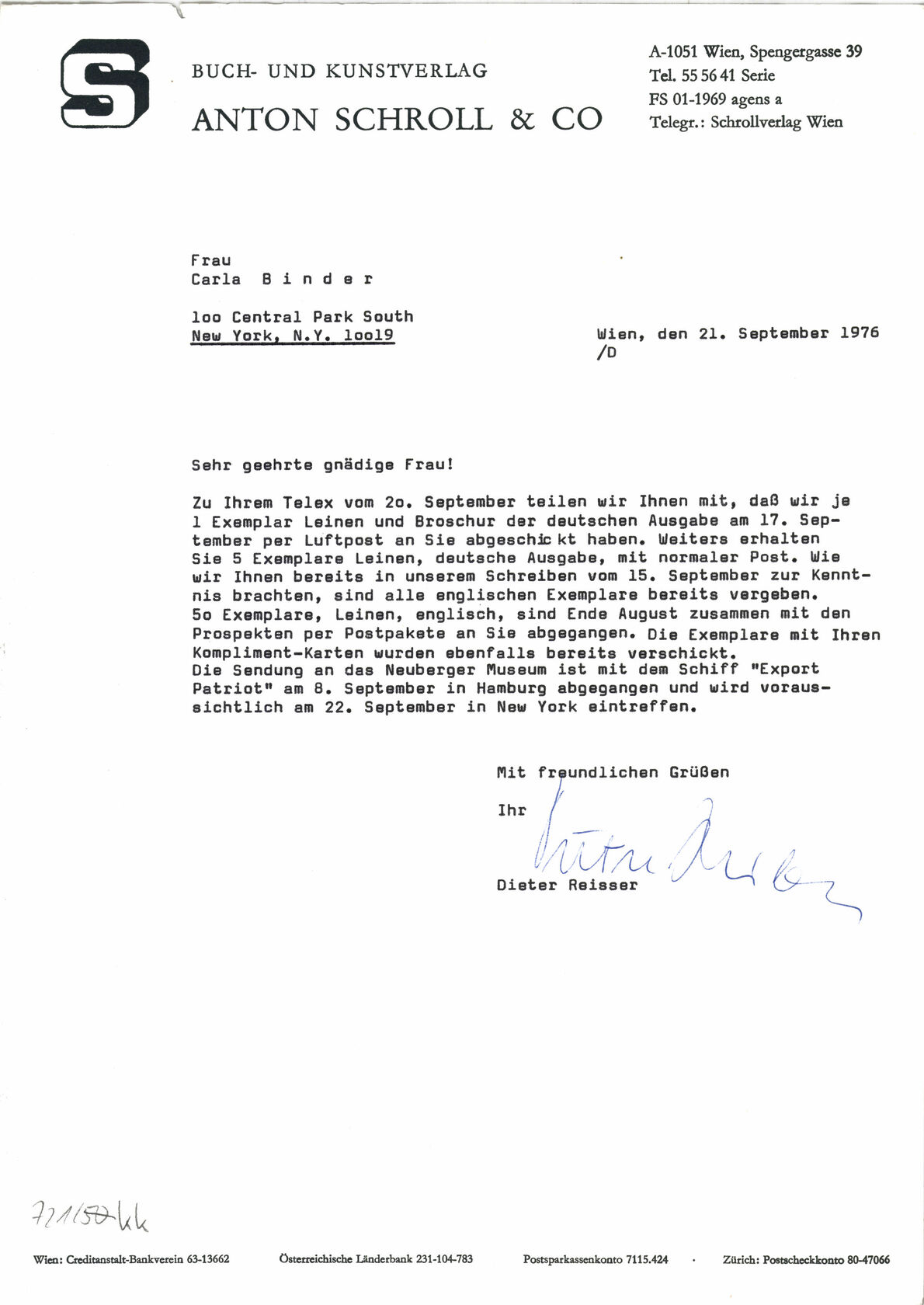 MAK, Legat Carla und Joseph Binder