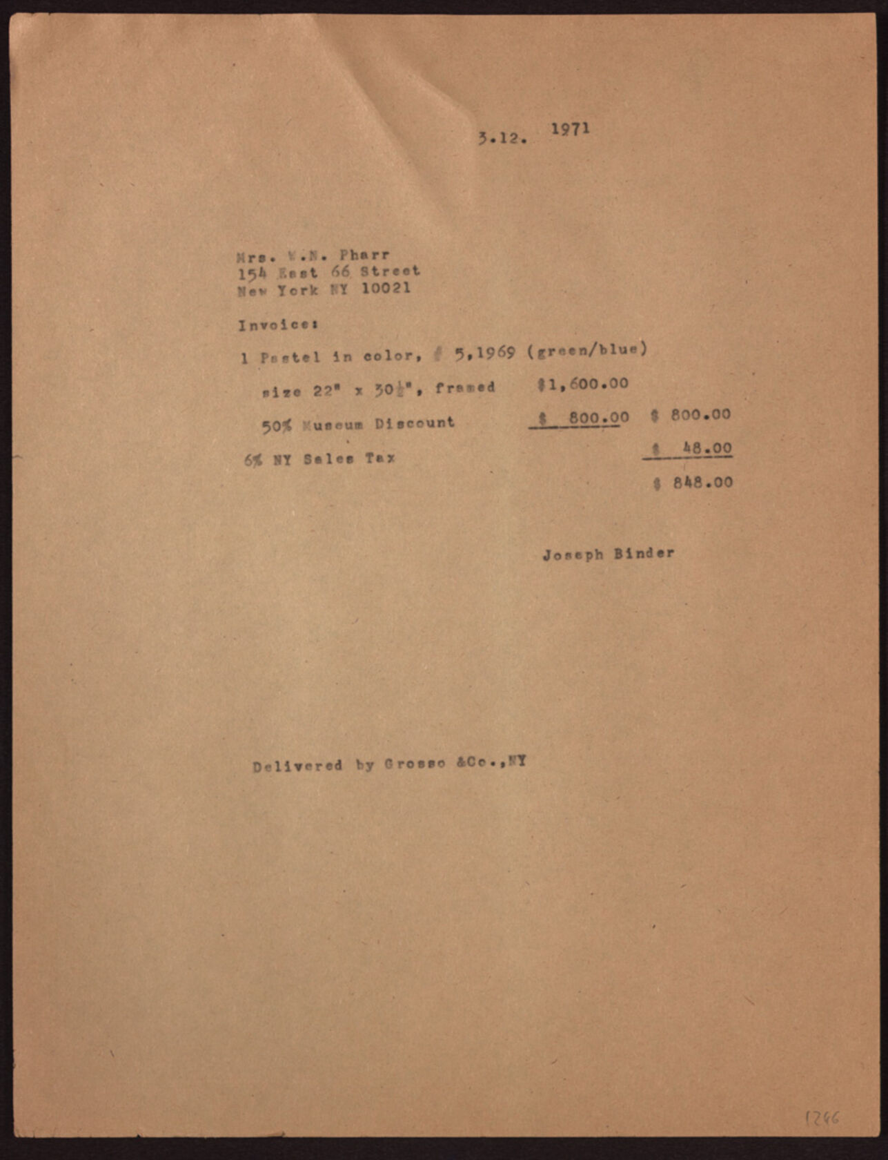 MAK, Legat Carla und Joseph Binder