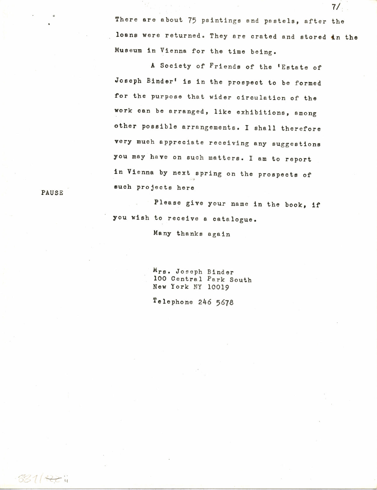 MAK, Legat Carla und Joseph Binder