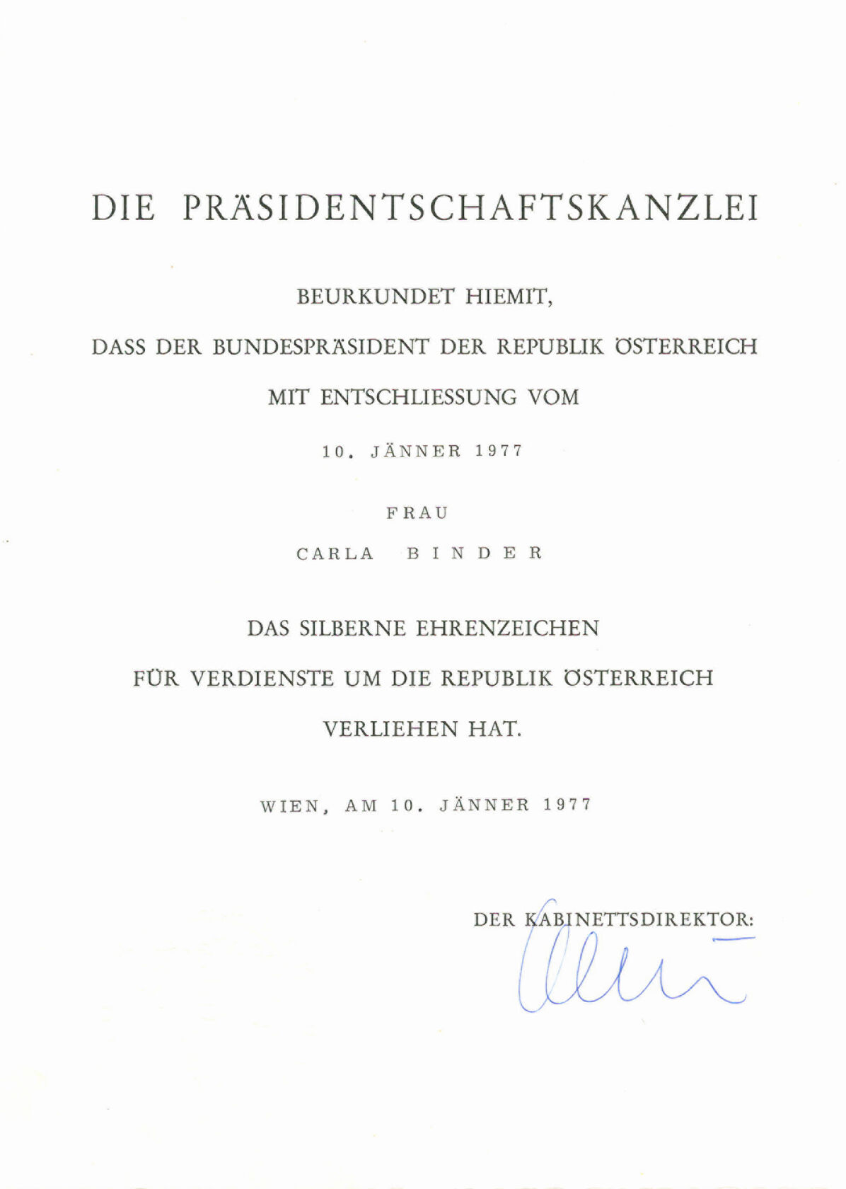 MAK, Legat Carla und Joseph Binder