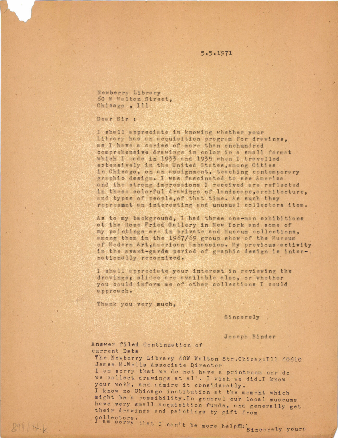 MAK, Legat Carla und Joseph Binder