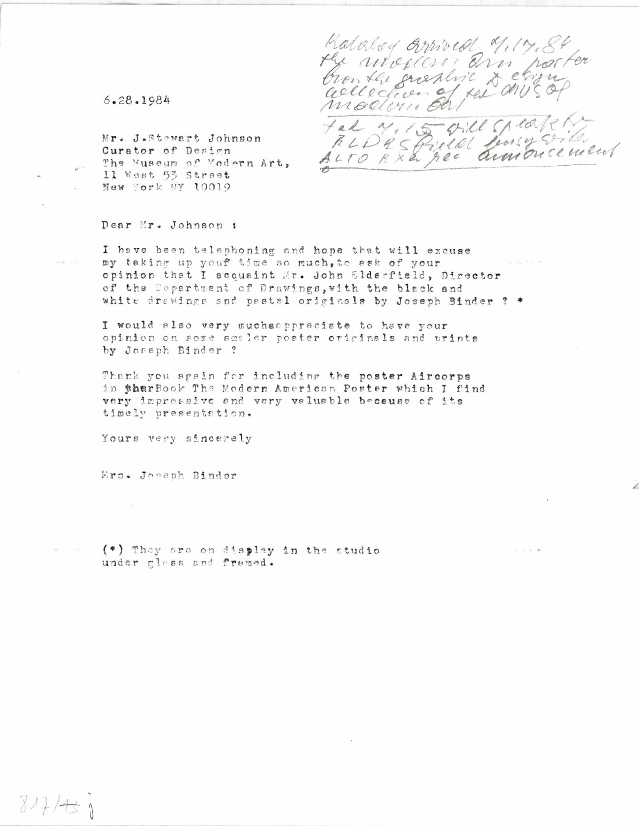 MAK, Legat Carla und Joseph Binder